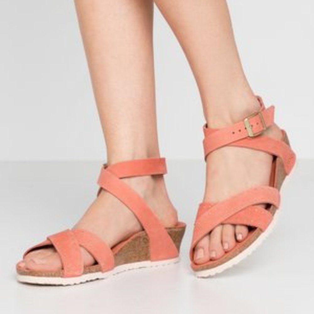 Birkenstock Papillio Lola Wedge Sandals - no tags; worn once
